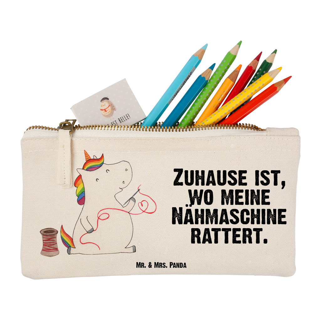 Schminktasche Einhorn Näherin Schminktasche, Kosmetiktasche, Kosmetikbeutel, Stiftemäppchen, Etui, Federmappe, Makeup, XXL, Schminketui, Kosmetiketui, Schlamperetui, Einhorn, Einhörner, Einhorn Deko, Pegasus, Unicorn, Näherin, nähen, Mädchen, Freundin, Häkeln, Stricken, basteln, Nähzimmer