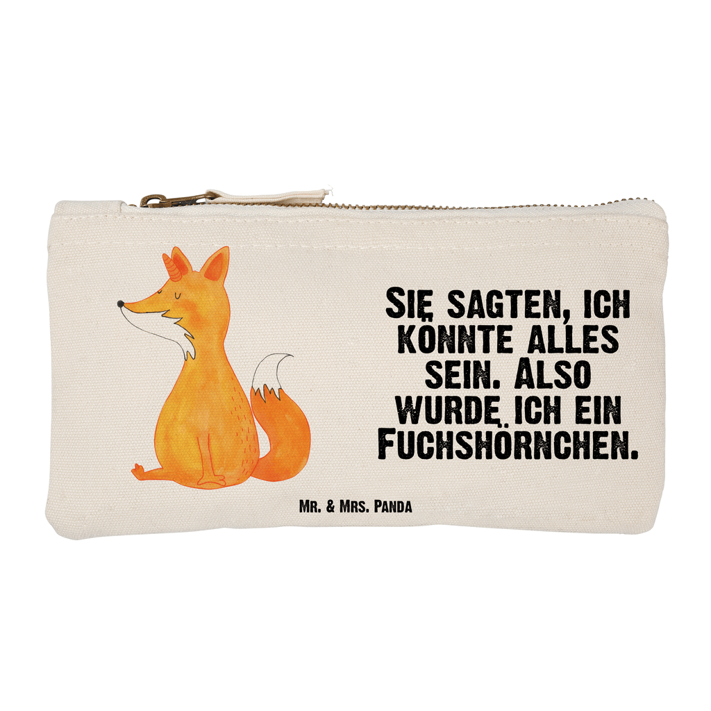 Schminktasche Fuchshörnchen Wunsch Schminktasche, Kosmetiktasche, Kosmetikbeutel, Stiftemäppchen, Etui, Federmappe, Makeup, XXL, Schminketui, Kosmetiketui, Schlamperetui, Einhorn, Einhörner, Einhorn Deko, Pegasus, Unicorn, Fuchs, Unicorns, Fuchshörnchen, Fuchshorn, Foxycorn, Füchse