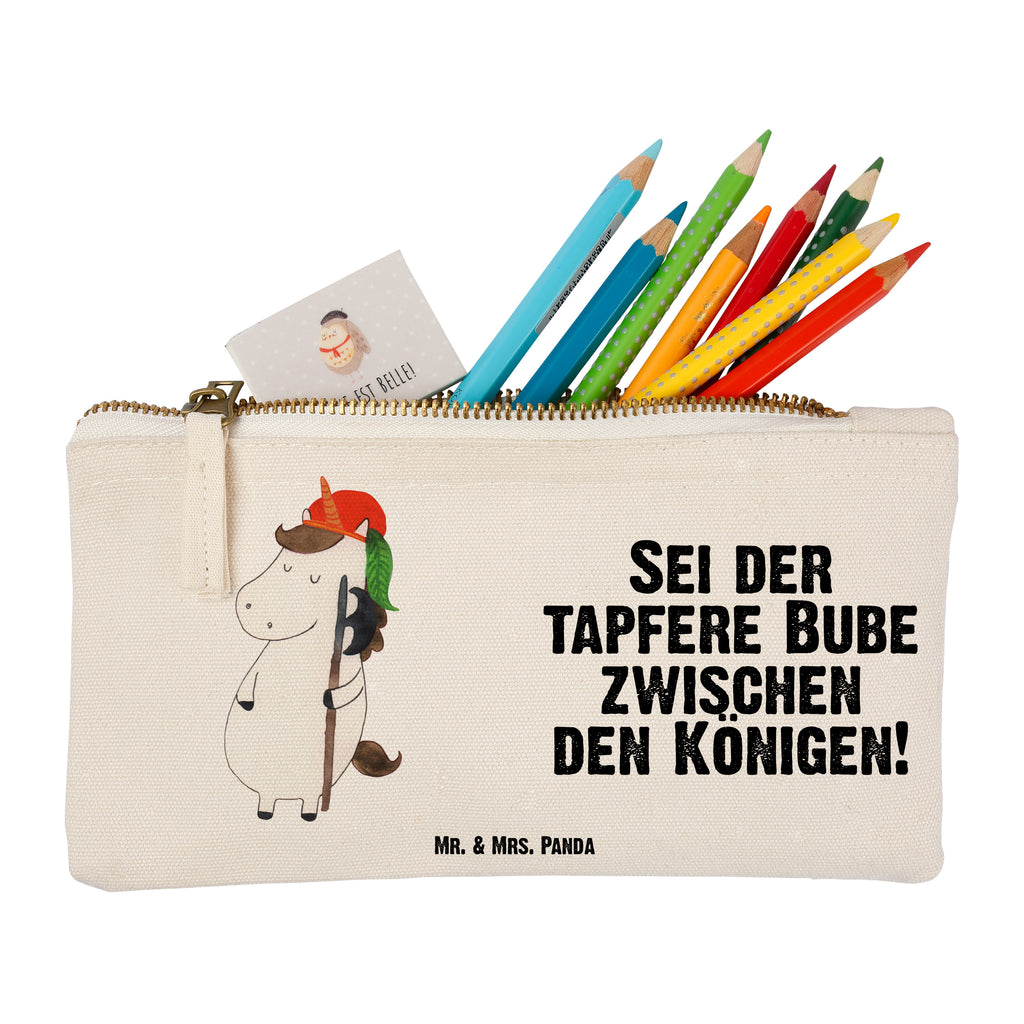 Schminktasche Einhorn Bube Schminktasche, Kosmetiktasche, Kosmetikbeutel, Stiftemäppchen, Etui, Federmappe, Makeup, XXL, Schminketui, Kosmetiketui, Schlamperetui, Einhorn, Einhörner, Einhorn Deko, Pegasus, Unicorn, Bube, Mittelalter