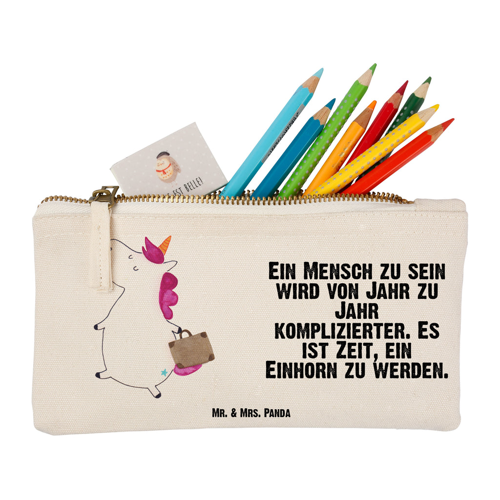 Schminktasche Einhorn Koffer Schminktasche, Kosmetiktasche, Kosmetikbeutel, Stiftemäppchen, Etui, Federmappe, Makeup, XXL, Schminketui, Kosmetiketui, Schlamperetui, Einhorn, Einhörner, Einhorn Deko, Pegasus, Unicorn, unicorn, Koffer, Verreisen, Reise, Gepäck, Abenteuer, Erwachsen, Kind, albern, Spaß, lustig, witzig