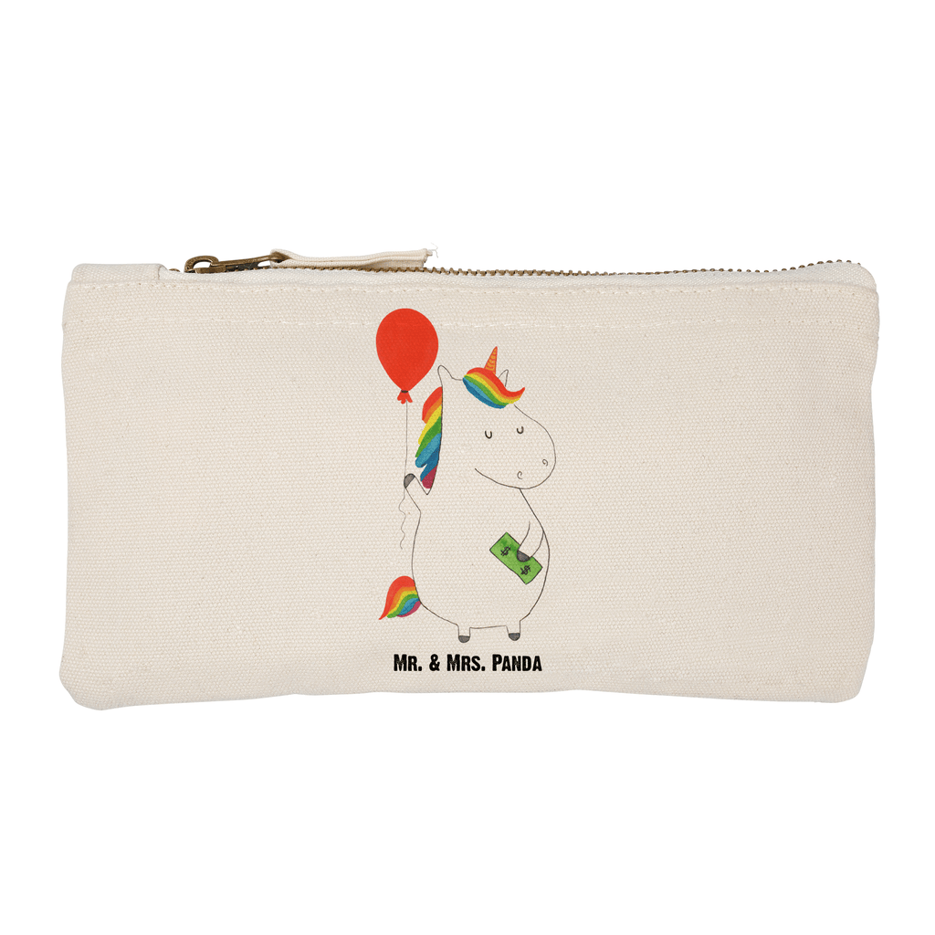 Schminktasche Einhorn Luftballon Schminktasche, Kosmetiktasche, Kosmetikbeutel, Stiftemäppchen, Etui, Federmappe, Makeup, XXL, Schminketui, Kosmetiketui, Schlamperetui, Einhorn, Einhörner, Einhorn Deko, Pegasus, Unicorn, Luftballon, Geld, Lebenslust, Freude, Geschenk, Freundin