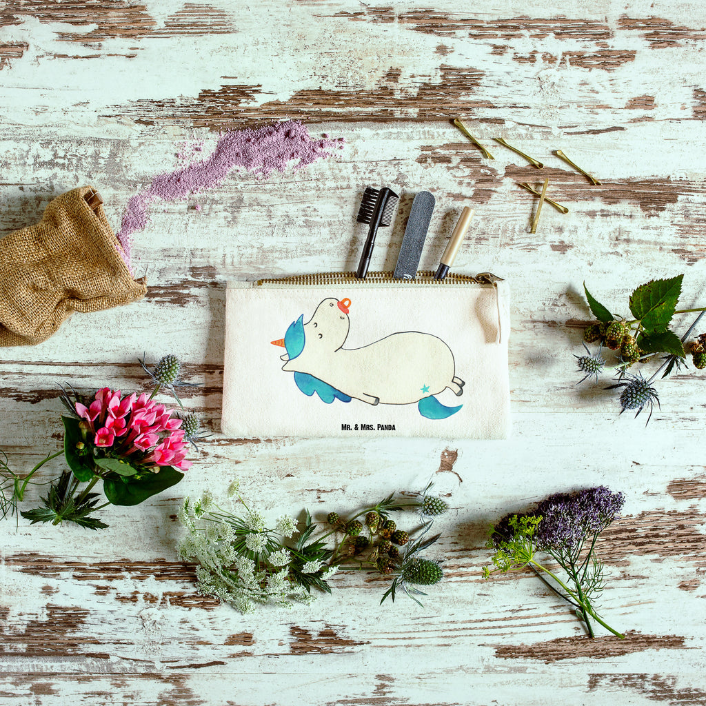 Schminktasche Einhorn Schnullie Schminktasche, Kosmetiktasche, Kosmetikbeutel, Stiftemäppchen, Etui, Federmappe, Makeup, XXL, Schminketui, Kosmetiketui, Schlamperetui, Einhorn, Einhörner, Einhorn Deko, Pegasus, Unicorn, Baby, Kleinkind, Geburt, Geburtstag, Säugling, Schnuller, Geschenk Geburt, Mutter, Mama