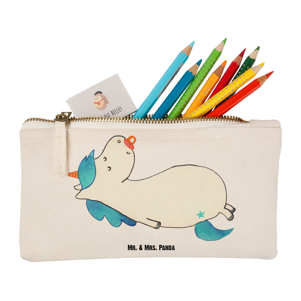 Schminktasche Einhorn Schnullie Schminktasche, Kosmetiktasche, Kosmetikbeutel, Stiftemäppchen, Etui, Federmappe, Makeup, XXL, Schminketui, Kosmetiketui, Schlamperetui, Einhorn, Einhörner, Einhorn Deko, Pegasus, Unicorn, Baby, Kleinkind, Geburt, Geburtstag, Säugling, Schnuller, Geschenk Geburt, Mutter, Mama