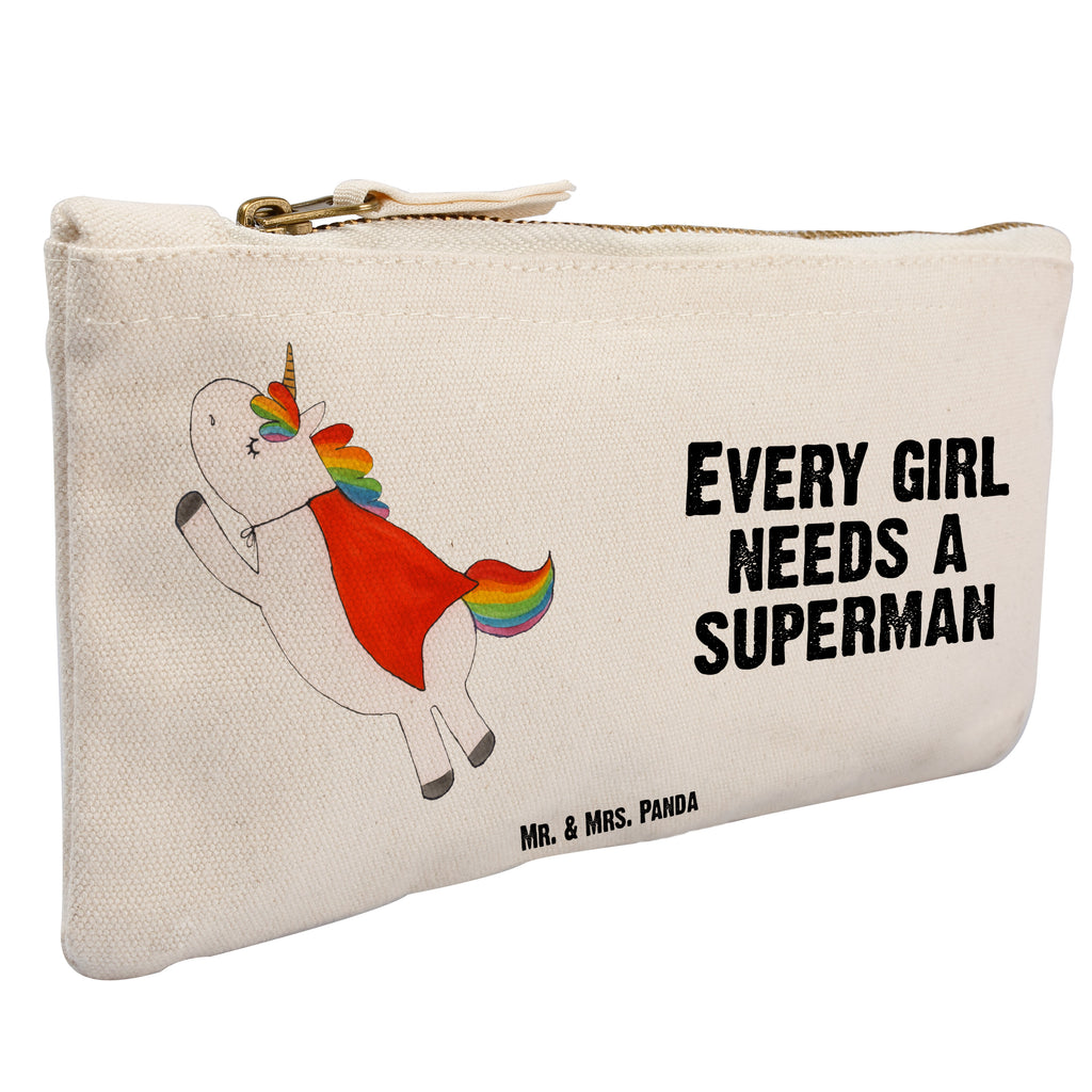 Schminktasche Einhorn Super Schminktasche, Kosmetiktasche, Kosmetikbeutel, Stiftemäppchen, Etui, Federmappe, Makeup, XXL, Schminketui, Kosmetiketui, Schlamperetui, Einhorn, Einhörner, Einhorn Deko, Pegasus, Unicorn, Traummann, Superheld, Held, Freundin, Geschenk, Girl, Mädchen