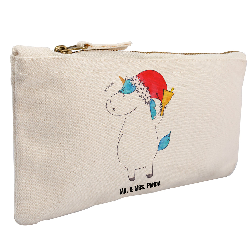 Schminktasche Einhorn Weihnachtsmann Schminktasche, Kosmetiktasche, Kosmetikbeutel, Stiftemäppchen, Etui, Federmappe, Makeup, XXL, Schminketui, Kosmetiketui, Schlamperetui, Einhorn, Einhörner, Einhorn Deko, Pegasus, Unicorn, Gin, Schokolade, Schoki, Weihnachten, Weihnachtsmann, Nikolaus, Wunschzettel, Wunschliste, Feenstaub