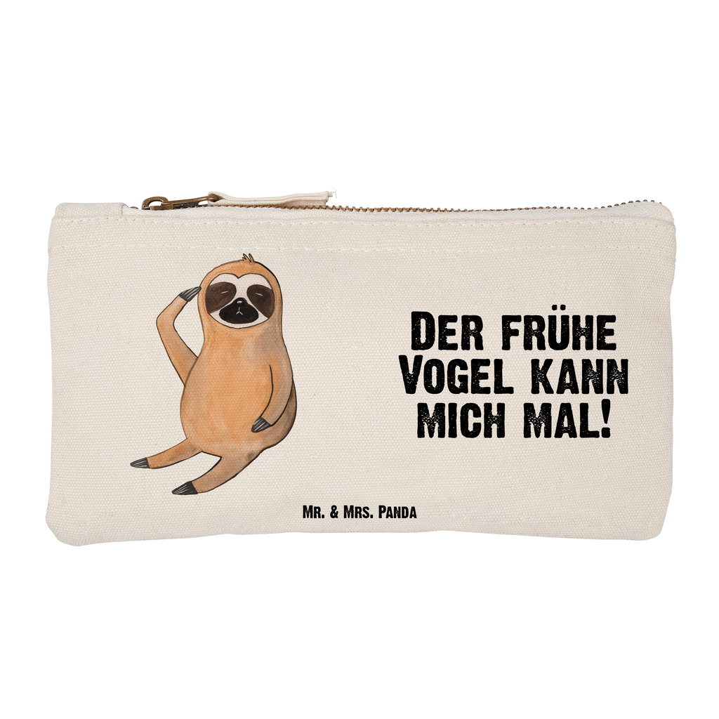 Schminktasche Faultier Vogel zeigen Schminktasche, Kosmetiktasche, Kosmetikbeutel, Stiftemäppchen, Etui, Federmappe, Makeup, XXL, Schminketui, Kosmetiketui, Schlamperetui, Faultier, Faultier Geschenk, Faultier Deko, Faultiere, faul, Lieblingstier, Spinner, früher Vogel, der frühe Vogel, Frühaufsteher, Morgenmuffel, Vogel, Faultierwelt