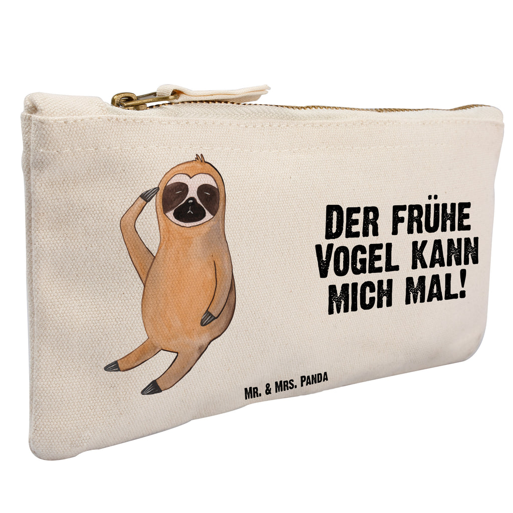 Schminktasche Faultier Vogel zeigen Schminktasche, Kosmetiktasche, Kosmetikbeutel, Stiftemäppchen, Etui, Federmappe, Makeup, XXL, Schminketui, Kosmetiketui, Schlamperetui, Faultier, Faultier Geschenk, Faultier Deko, Faultiere, faul, Lieblingstier, Spinner, früher Vogel, der frühe Vogel, Frühaufsteher, Morgenmuffel, Vogel, Faultierwelt