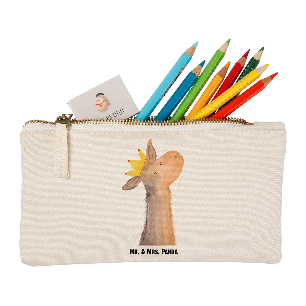 Schminktasche Lamakopf König Schminktasche, Kosmetiktasche, Kosmetikbeutel, Stiftemäppchen, Etui, Federmappe, Makeup, XXL, Schminketui, Kosmetiketui, Schlamperetui, Lama, Alpaka, Lamas, König, Königin, Freundin, Mama, Papa, Büro Kollege, Kollegin, Chef, Vorgesetzter, Abi, Abitur