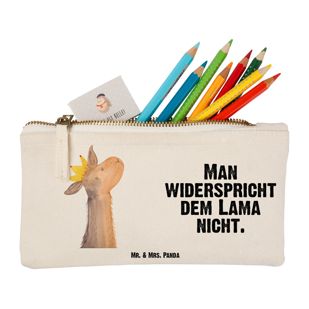 Schminktasche Lamakopf König Schminktasche, Kosmetiktasche, Kosmetikbeutel, Stiftemäppchen, Etui, Federmappe, Makeup, XXL, Schminketui, Kosmetiketui, Schlamperetui, Lama, Alpaka, Lamas, König, Königin, Freundin, Mama, Papa, Büro Kollege, Kollegin, Chef, Vorgesetzter, Abi, Abitur