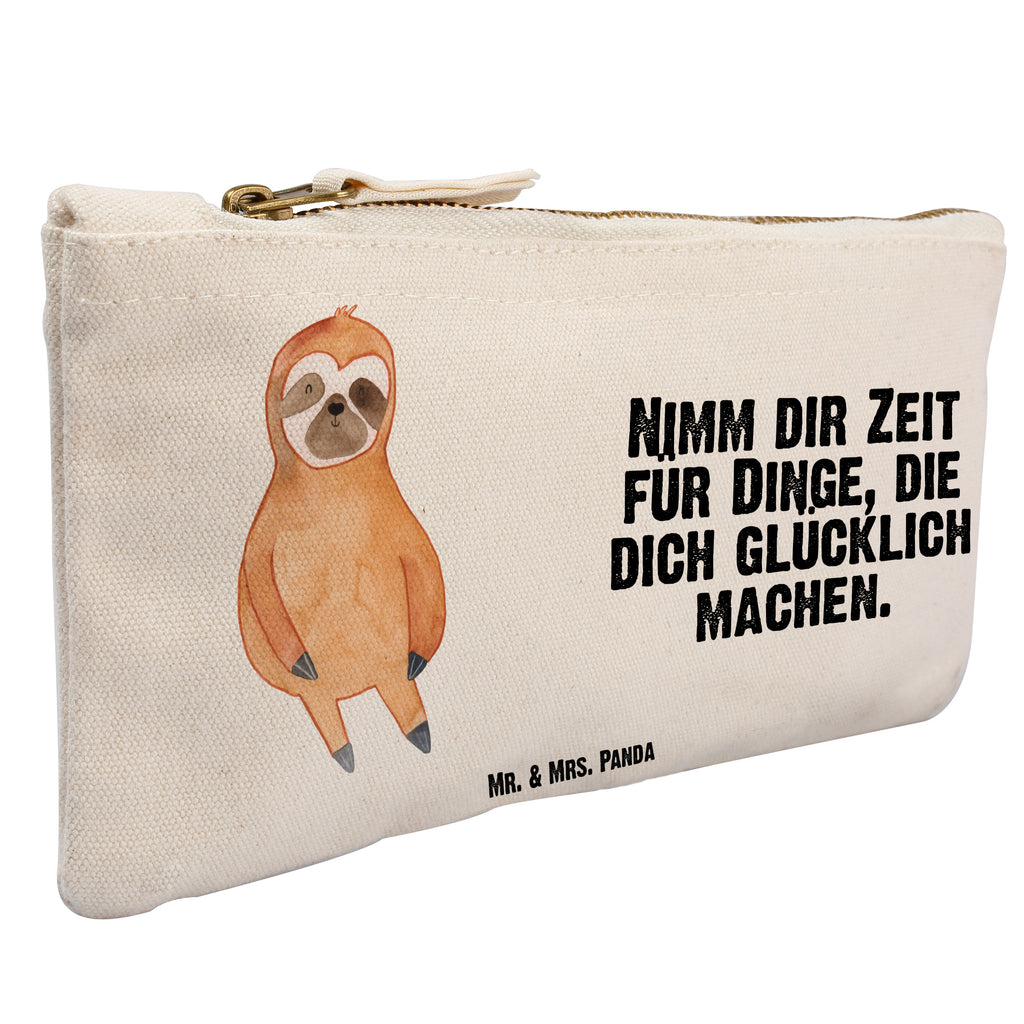 Schminktasche Faultier Zufrieden Schminktasche, Kosmetiktasche, Kosmetikbeutel, Stiftemäppchen, Etui, Federmappe, Makeup, XXL, Schminketui, Kosmetiketui, Schlamperetui, Faultier, Faultier Geschenk, Faultier Deko, Faultiere, faul, Lieblingstier, Pause, relaxen, Glück, glücklich, zufrieden, happy, Zufriedenheit, Gelassenheit, Ruhe, Frieden