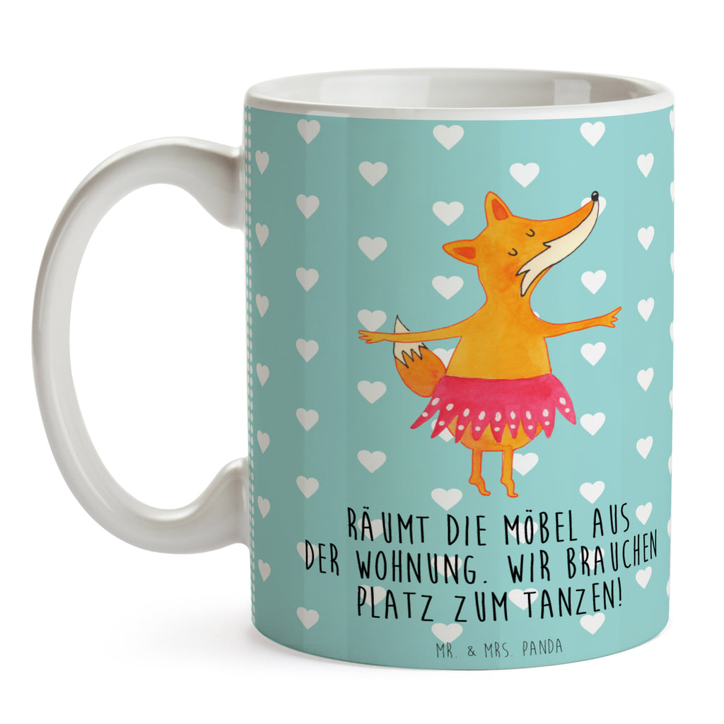 Tasse Fuchs Ballerina Fuchs, Fuchs Spruch, Füchse, Füchsin, Ballerina, Ballett, Tänzerin, Tanzen, Party, Einladung, Geburtstag Becher, Kaffeetasse, Kaffeebecher, Tee, Frühstück, Büro  Fuchs