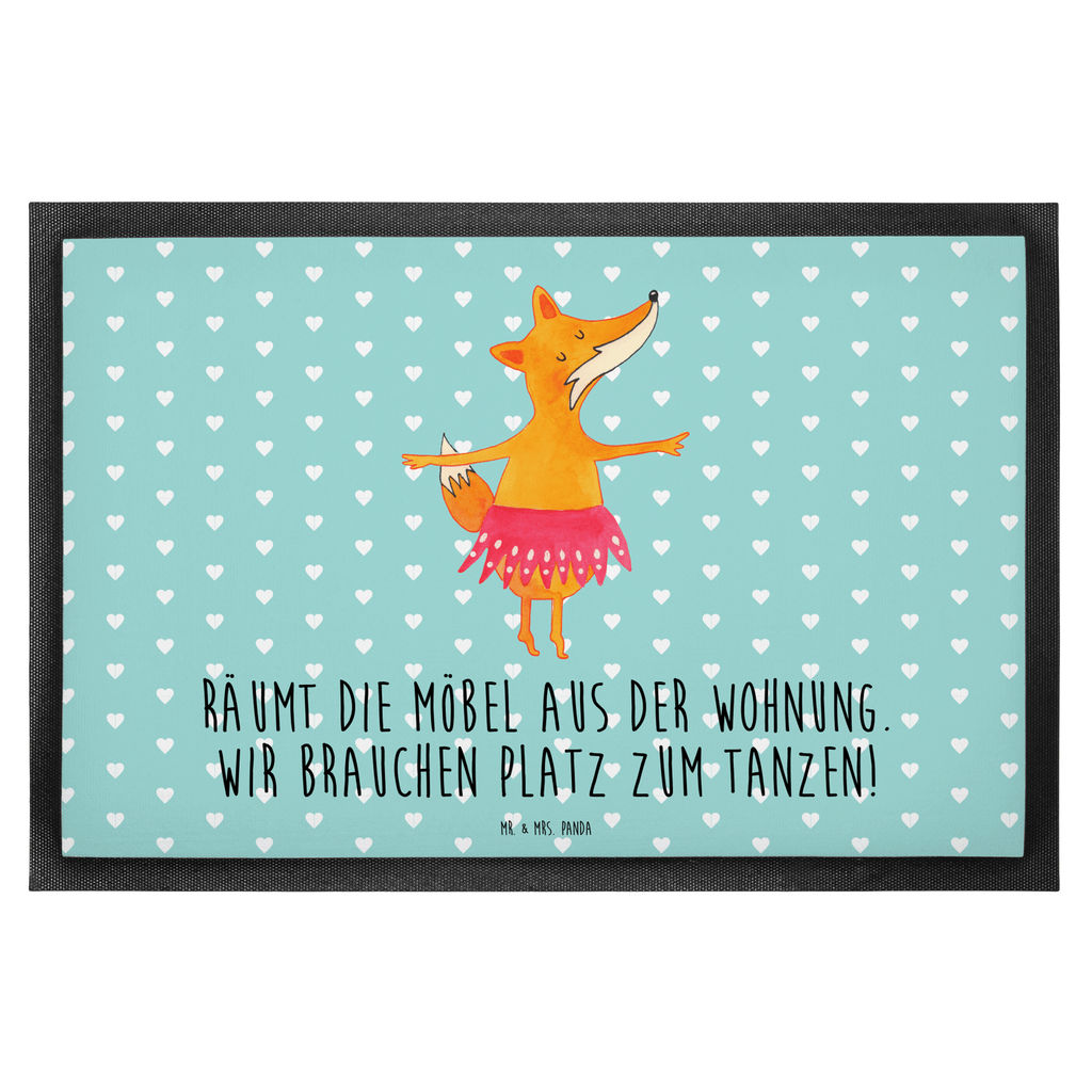 Fußmatte Fuchs Ballerina Fuchs, Fuchs Spruch, Füchse, Füchsin, Ballerina, Ballett, Tänzerin, Tanzen, Party, Einladung, Geburtstag Türvorleger, Schmutzmatte, Fußabtreter, Matte, Schmutzfänger, Fußabstreifer, Schmutzfangmatte, Türmatte, Motivfußmatte,  Haustürmatte, Vorleger  Fuchs