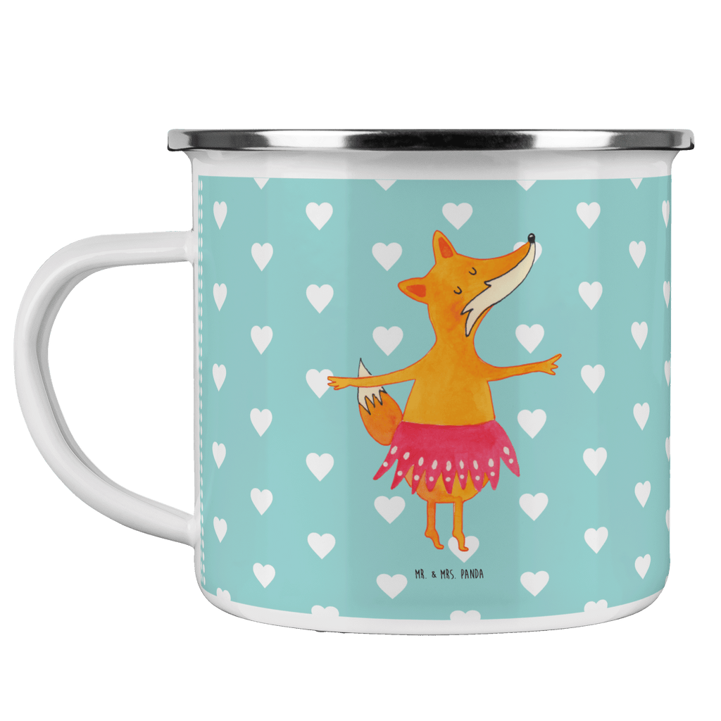 Camping Emaille Tasse Fuchs Ballerina Campingtasse, Trinkbecher, Metalltasse, Outdoor Tasse, Emaille Trinkbecher, Blechtasse Outdoor, Emaille Campingbecher, Edelstahl Trinkbecher, Metalltasse für Camping, Kaffee Blechtasse, Camping Tasse Metall, Fuchs, Fuchs Spruch, Füchse, Füchsin, Ballerina, Ballett, Tänzerin, Tanzen, Party, Einladung, Geburtstag