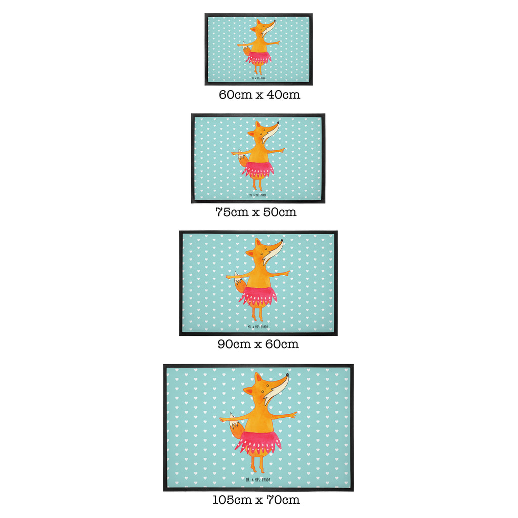 Fußmatte Fuchs Ballerina Fuchs, Fuchs Spruch, Füchse, Füchsin, Ballerina, Ballett, Tänzerin, Tanzen, Party, Einladung, Geburtstag Türvorleger, Schmutzmatte, Fußabtreter, Matte, Schmutzfänger, Fußabstreifer, Schmutzfangmatte, Türmatte, Motivfußmatte,  Haustürmatte, Vorleger  Fuchs