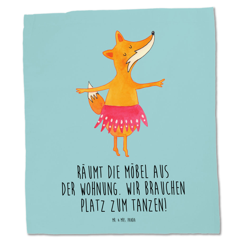 Tragetasche Fuchs Ballerina Beuteltasche, Beutel, Einkaufstasche, Jutebeutel, Stoffbeutel, Fuchs, Fuchs Spruch, Füchse, Füchsin, Ballerina, Ballett, Tänzerin, Tanzen, Party, Einladung, Geburtstag