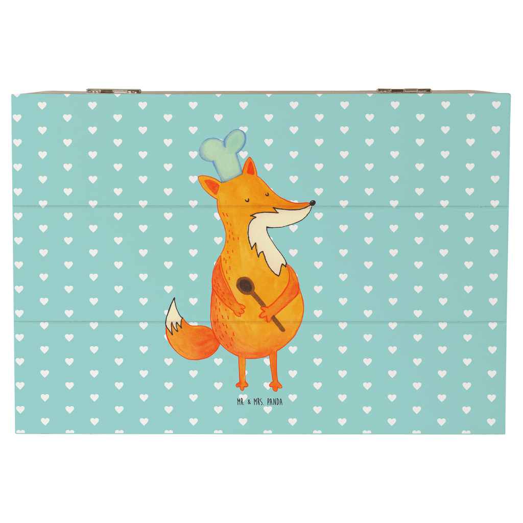 Holzkiste Fuchs Koch Holzkiste, Kiste, Schatzkiste, Truhe, Schatulle, XXL, Erinnerungsbox, Erinnerungskiste, Dekokiste, Aufbewahrungsbox, Fuchs, Füchse, Koch Geschenk, Küche Spruch, Küche Deko, Köche, Bäcker, Party Spruch, Spruch lustig, witzig