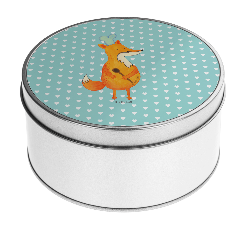 Blechdose rund Fuchs Koch Metalldose, Keksdose, Dose, Vorratsdose, Geschenkbox, Fuchs, Füchse, Koch Geschenk, Küche Spruch, Küche Deko, Köche, Bäcker, Party Spruch, Spruch lustig, witzig