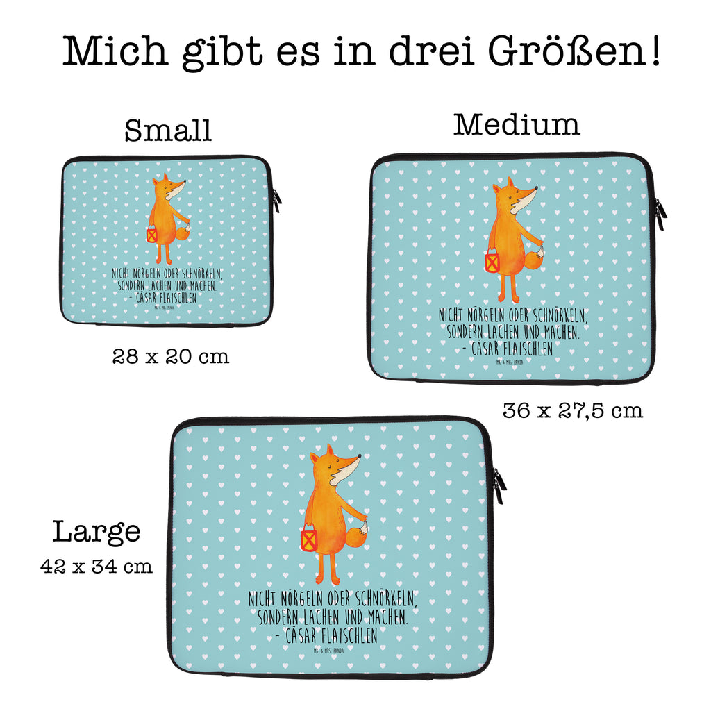 20 x 28 Notebook Tasche  Fuchs Laterne Notebook Tasche, Laptop, Computertasche, Tasche, Fuchs, Füchse, Spruch trösten, Liebeskummer Spruch, Laterne, Sankt Martin, Laternenumzug, Aufmuntern, Cäsar Otto Hugo Flaischlen