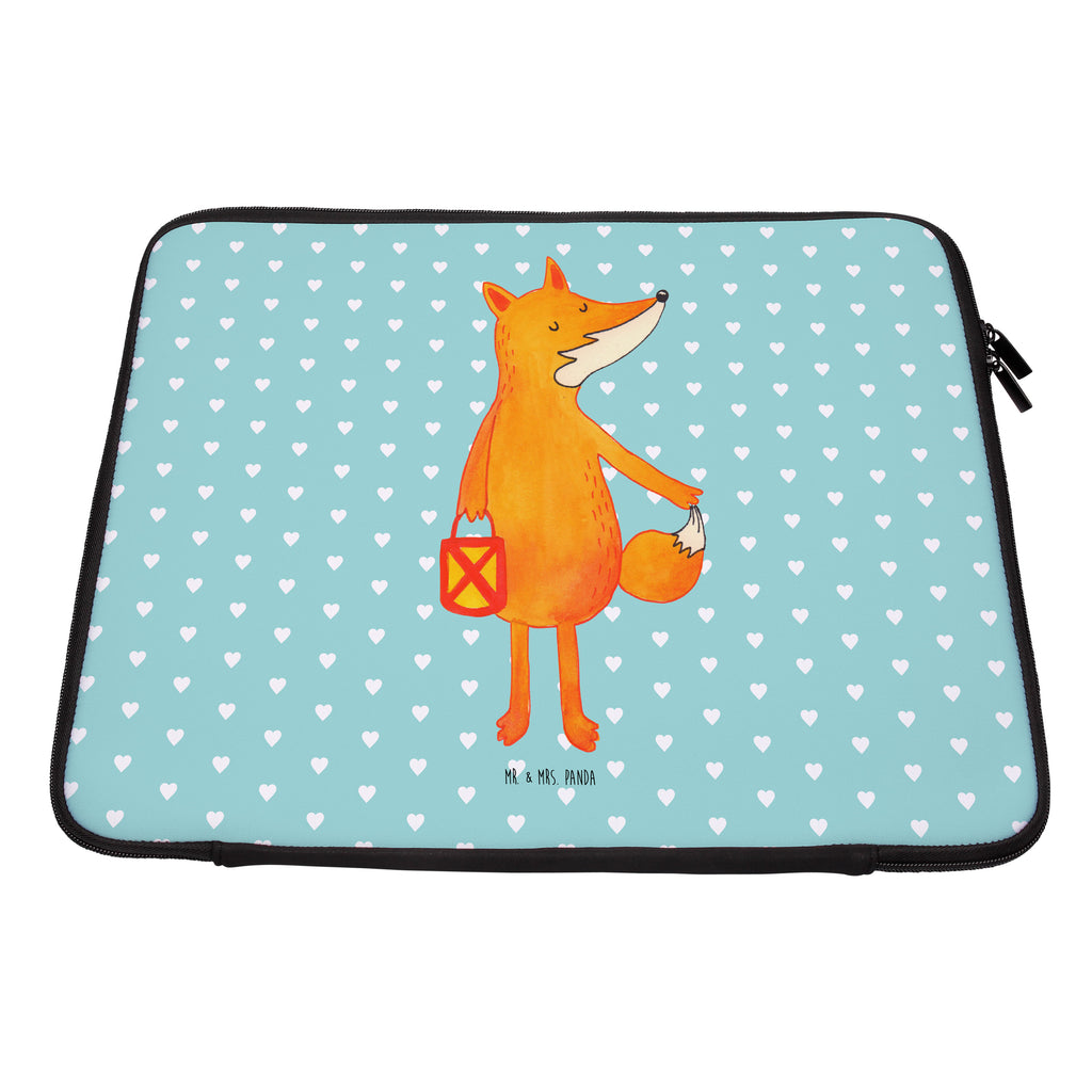 20 x 28 Notebook Tasche  Fuchs Laterne Notebook Tasche, Laptop, Computertasche, Tasche, Fuchs, Füchse, Spruch trösten, Liebeskummer Spruch, Laterne, Sankt Martin, Laternenumzug, Aufmuntern, Cäsar Otto Hugo Flaischlen