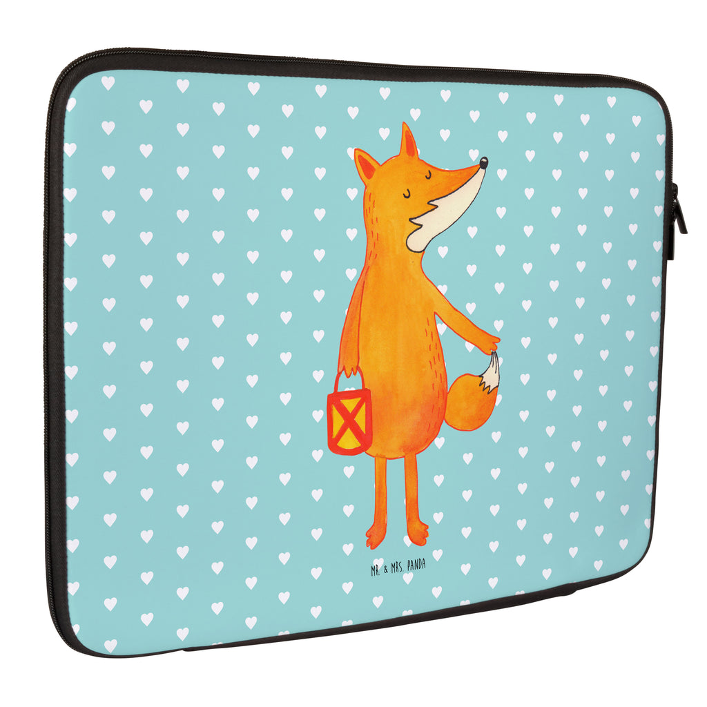 20 x 28 Notebook Tasche  Fuchs Laterne Notebook Tasche, Laptop, Computertasche, Tasche, Fuchs, Füchse, Spruch trösten, Liebeskummer Spruch, Laterne, Sankt Martin, Laternenumzug, Aufmuntern, Cäsar Otto Hugo Flaischlen