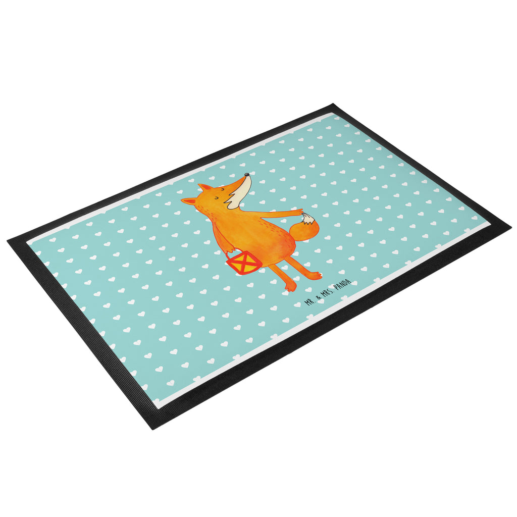 Fußmatte Fuchs Laterne Fuchs, Füchse, Spruch trösten, Liebeskummer Spruch, Laterne, Sankt Martin, Laternenumzug, Aufmuntern, Cäsar Otto Hugo Flaischlen Türvorleger, Schmutzmatte, Fußabtreter, Matte, Schmutzfänger, Fußabstreifer, Schmutzfangmatte, Türmatte, Motivfußmatte,  Haustürmatte, Vorleger  Fuchs