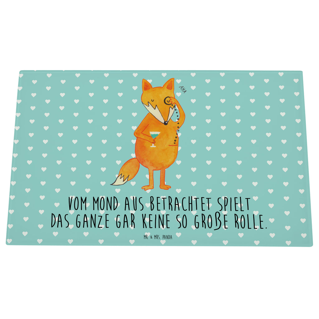 Medium Glas Schneidbrett Fuchs Lord Glasschneidebrett, Schneidebrett, Fuchs, Füchse, tröstende Worte, Spruch lustig, Liebeskummer Geschenk, Motivation Spruch, Problemlösung