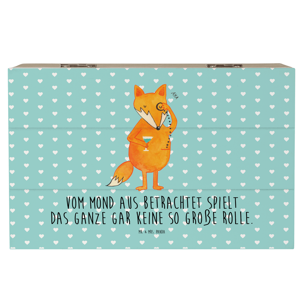 Holzkiste Fuchs Lord Holzkiste, Kiste, Schatzkiste, Truhe, Schatulle, XXL, Erinnerungsbox, Erinnerungskiste, Dekokiste, Aufbewahrungsbox, Fuchs, Füchse, tröstende Worte, Spruch lustig, Liebeskummer Geschenk, Motivation Spruch, Problemlösung