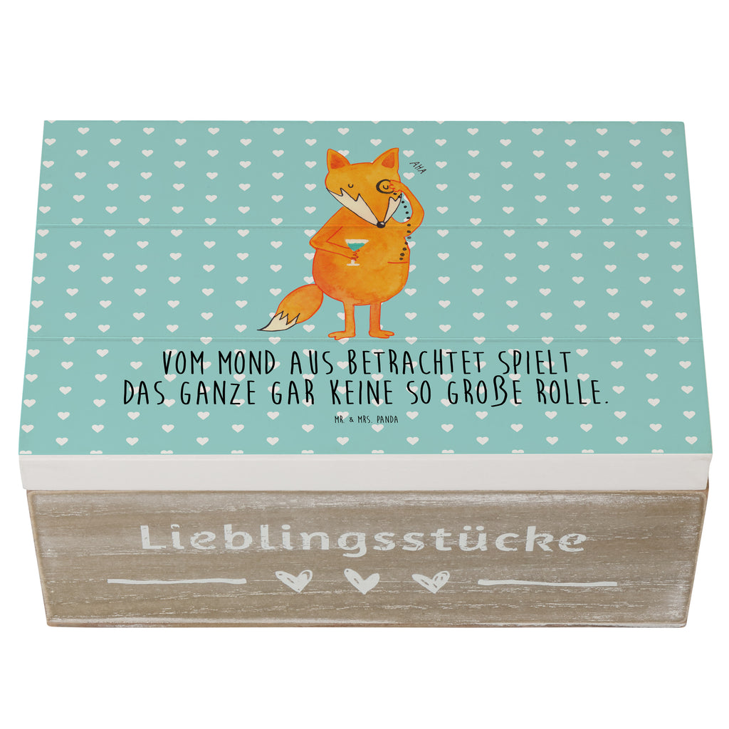 Holzkiste Fuchs Lord Holzkiste, Kiste, Schatzkiste, Truhe, Schatulle, XXL, Erinnerungsbox, Erinnerungskiste, Dekokiste, Aufbewahrungsbox, Fuchs, Füchse, tröstende Worte, Spruch lustig, Liebeskummer Geschenk, Motivation Spruch, Problemlösung