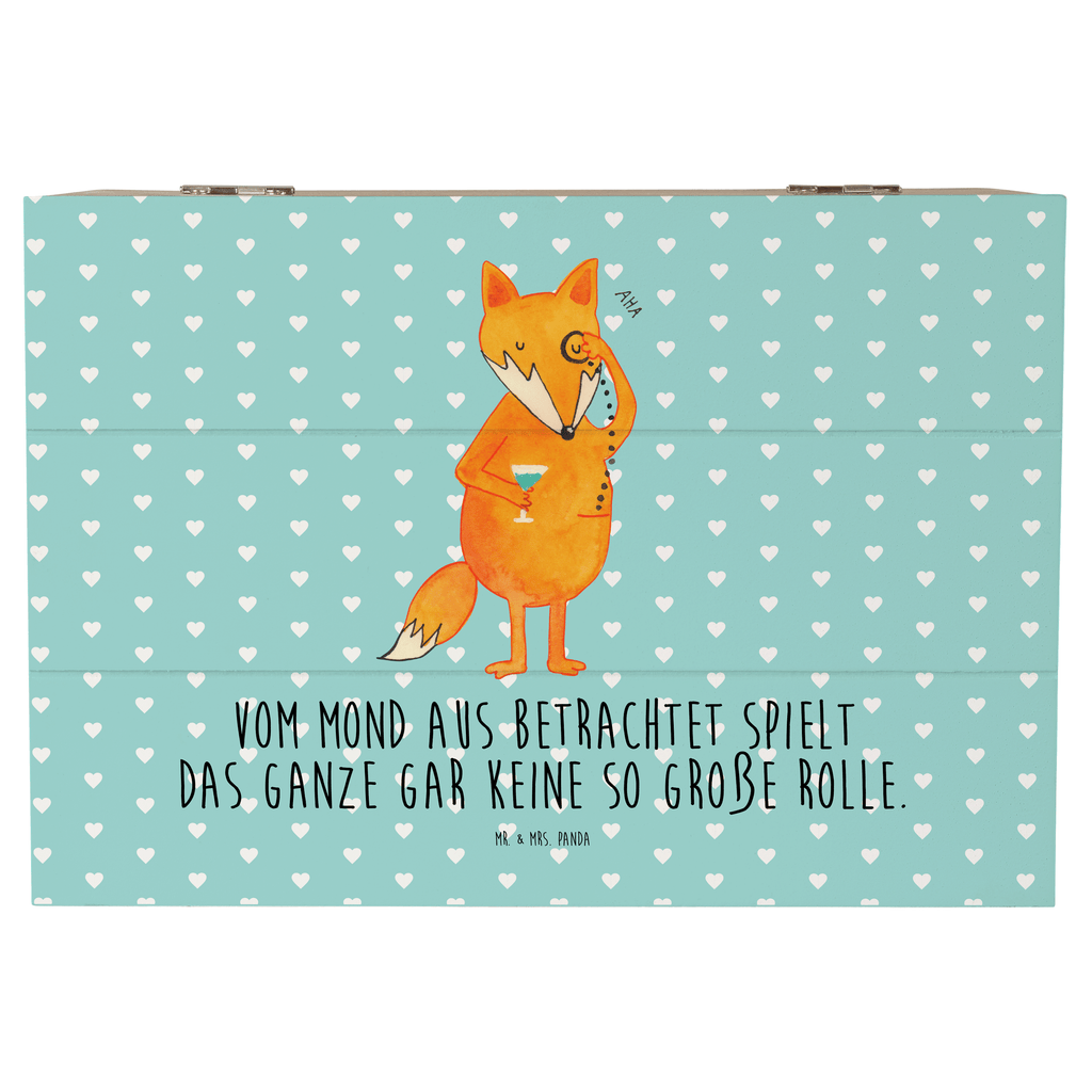 Holzkiste Fuchs Lord Holzkiste, Kiste, Schatzkiste, Truhe, Schatulle, XXL, Erinnerungsbox, Erinnerungskiste, Dekokiste, Aufbewahrungsbox, Fuchs, Füchse, tröstende Worte, Spruch lustig, Liebeskummer Geschenk, Motivation Spruch, Problemlösung