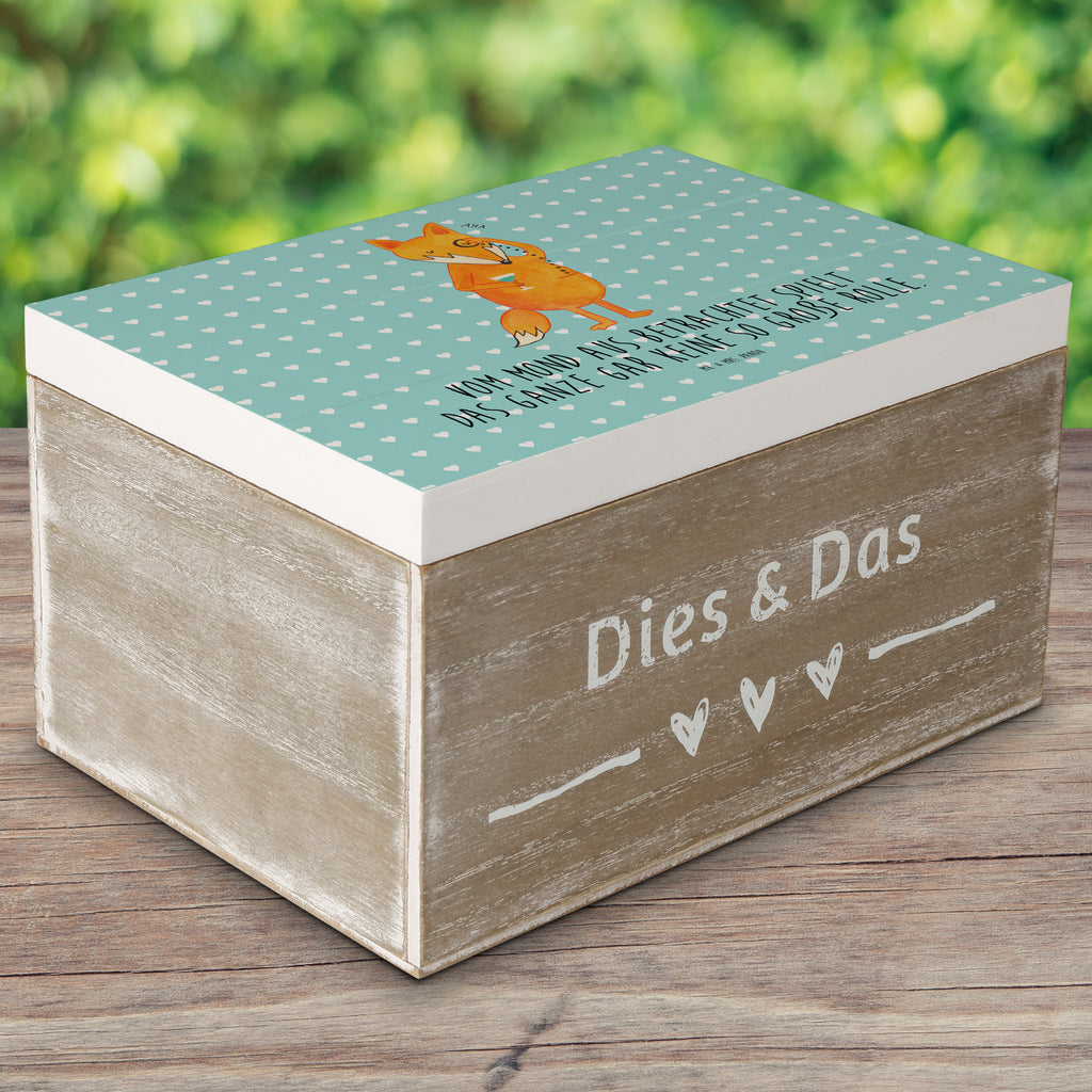 Holzkiste Fuchs Lord Holzkiste, Kiste, Schatzkiste, Truhe, Schatulle, XXL, Erinnerungsbox, Erinnerungskiste, Dekokiste, Aufbewahrungsbox, Fuchs, Füchse, tröstende Worte, Spruch lustig, Liebeskummer Geschenk, Motivation Spruch, Problemlösung