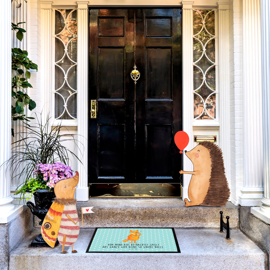 Fußmatte Fuchs Lord Fuchs, Füchse, tröstende Worte, Spruch lustig, Liebeskummer Geschenk, Motivation Spruch, Problemlösung Türvorleger, Schmutzmatte, Fußabtreter, Matte, Schmutzfänger, Fußabstreifer, Schmutzfangmatte, Türmatte, Motivfußmatte,  Haustürmatte, Vorleger  Fuchs