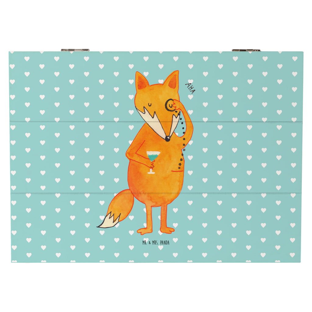 Holzkiste Fuchs Lord Holzkiste, Kiste, Schatzkiste, Truhe, Schatulle, XXL, Erinnerungsbox, Erinnerungskiste, Dekokiste, Aufbewahrungsbox, Fuchs, Füchse, tröstende Worte, Spruch lustig, Liebeskummer Geschenk, Motivation Spruch, Problemlösung
