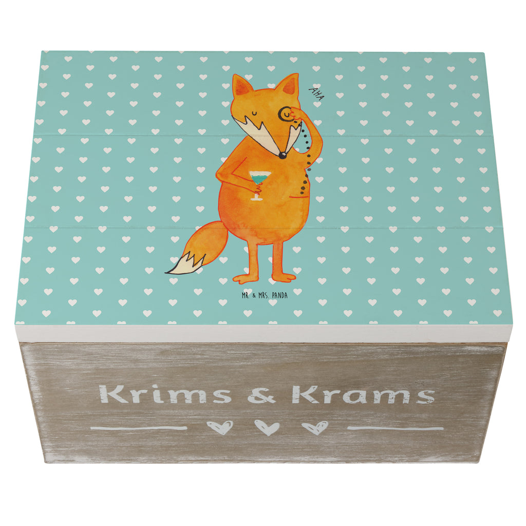 Holzkiste Fuchs Lord Holzkiste, Kiste, Schatzkiste, Truhe, Schatulle, XXL, Erinnerungsbox, Erinnerungskiste, Dekokiste, Aufbewahrungsbox, Fuchs, Füchse, tröstende Worte, Spruch lustig, Liebeskummer Geschenk, Motivation Spruch, Problemlösung