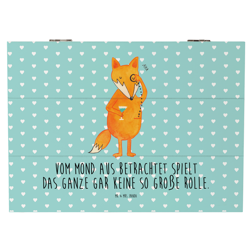 Holzkiste Fuchs Lord Holzkiste, Kiste, Schatzkiste, Truhe, Schatulle, XXL, Erinnerungsbox, Erinnerungskiste, Dekokiste, Aufbewahrungsbox, Fuchs, Füchse, tröstende Worte, Spruch lustig, Liebeskummer Geschenk, Motivation Spruch, Problemlösung