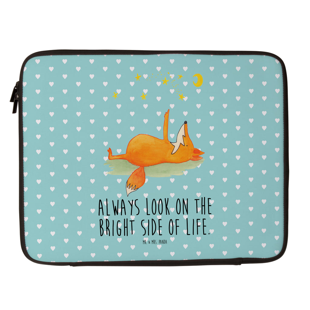20 x 28 Notebook Tasche  Fuchs Sterne Notebook Tasche, Laptop, Computertasche, Tasche, Fuchs, Füchse, tröstende Worte, Spruch positiv, Spruch schön, Romantik, Always Look on the Bright Side of Life