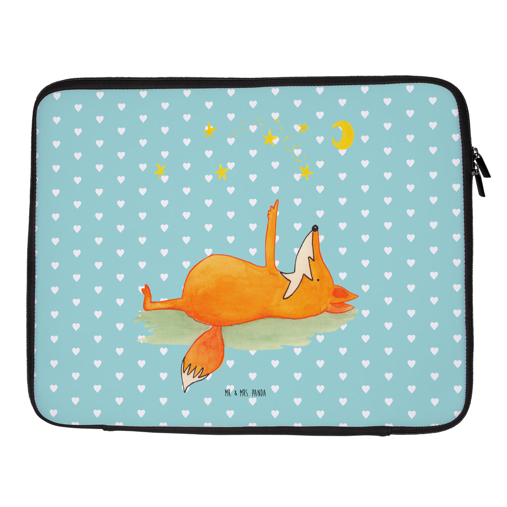 20 x 28 Notebook Tasche  Fuchs Sterne Notebook Tasche, Laptop, Computertasche, Tasche, Fuchs, Füchse, tröstende Worte, Spruch positiv, Spruch schön, Romantik, Always Look on the Bright Side of Life