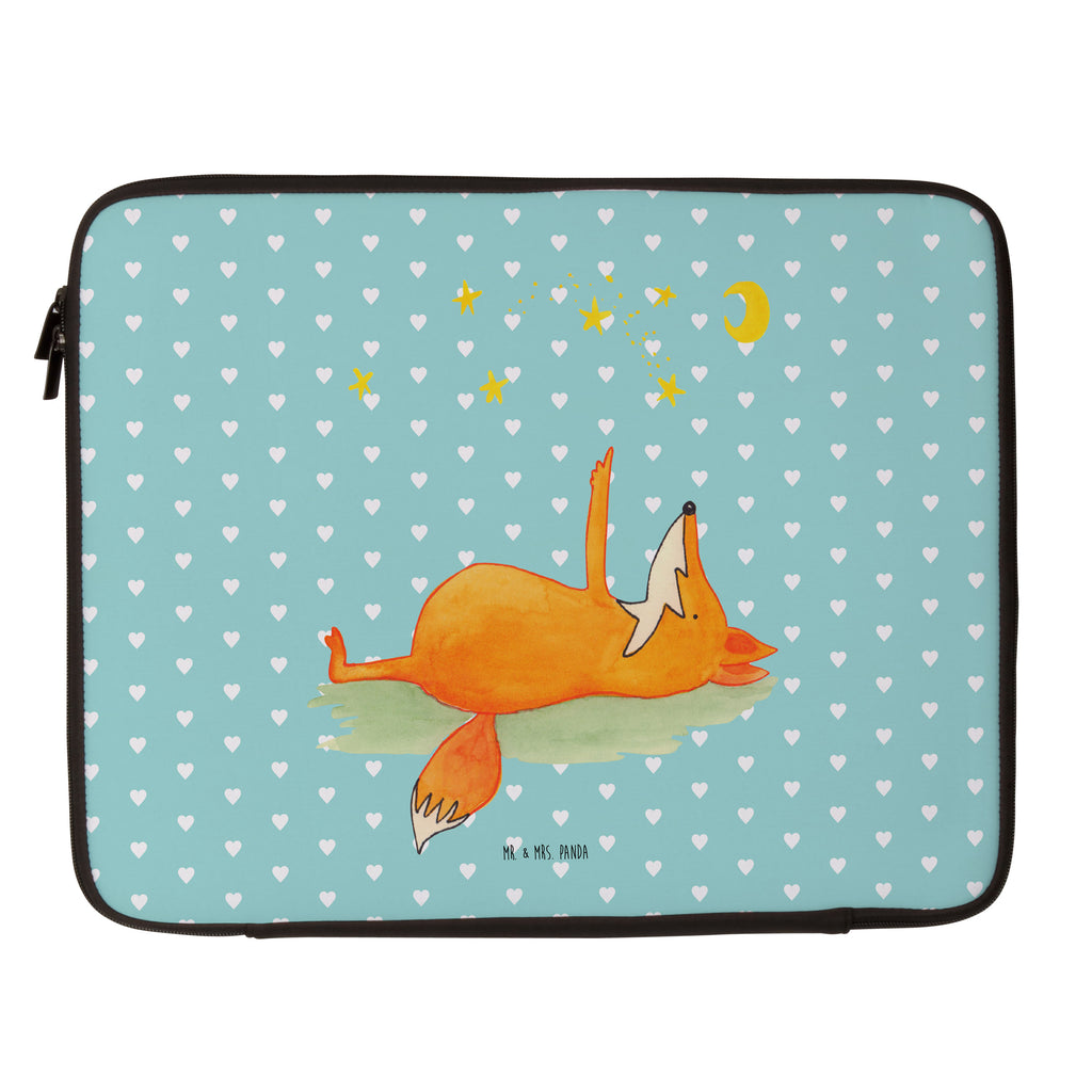 20 x 28 Notebook Tasche  Fuchs Sterne Notebook Tasche, Laptop, Computertasche, Tasche, Fuchs, Füchse, tröstende Worte, Spruch positiv, Spruch schön, Romantik, Always Look on the Bright Side of Life