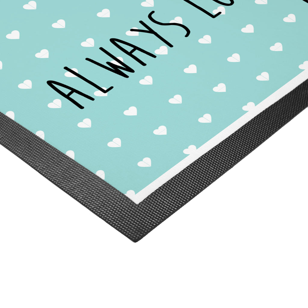 Fußmatte Fuchs Sterne Fuchs, Füchse, tröstende Worte, Spruch positiv, Spruch schön, Romantik, Always Look on the Bright Side of Life Türvorleger, Schmutzmatte, Fußabtreter, Matte, Schmutzfänger, Fußabstreifer, Schmutzfangmatte, Türmatte, Motivfußmatte,  Haustürmatte, Vorleger  Fuchs