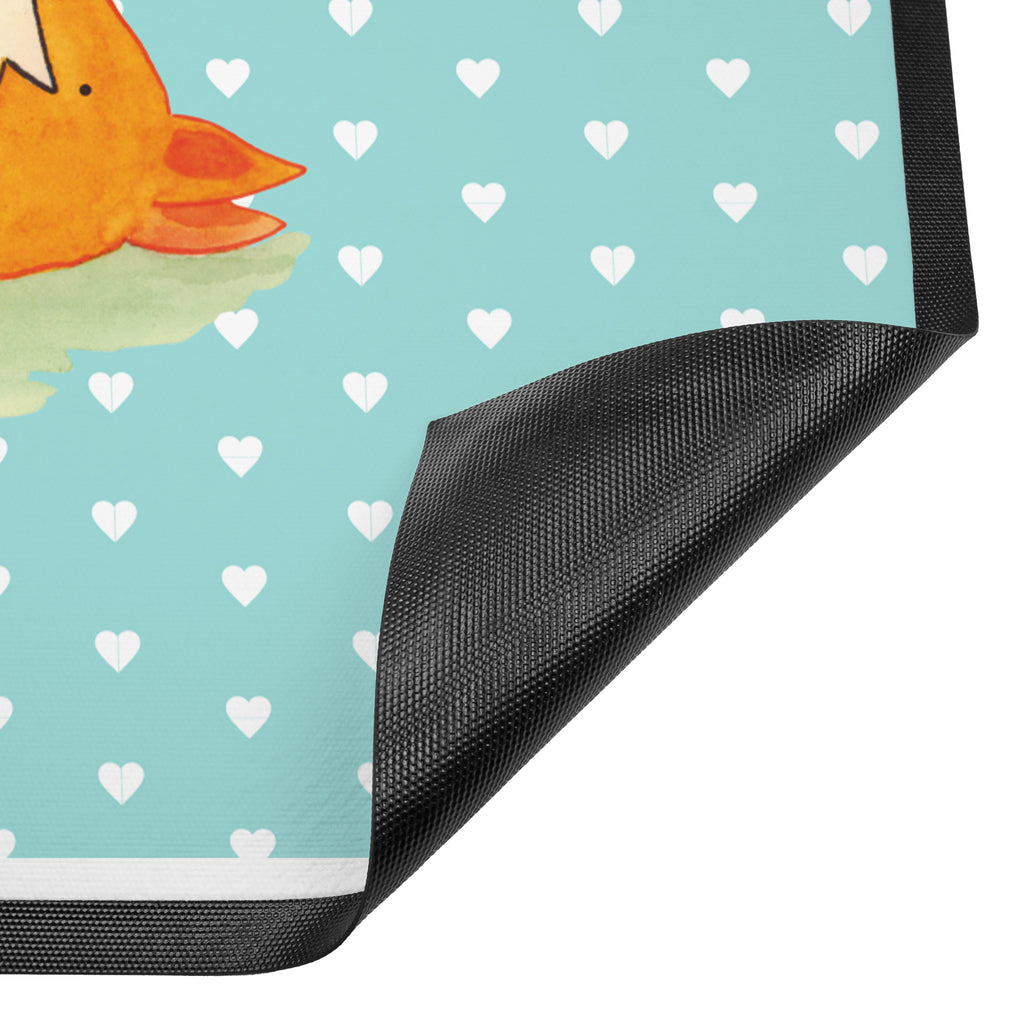 Fußmatte Fuchs Sterne Fuchs, Füchse, tröstende Worte, Spruch positiv, Spruch schön, Romantik, Always Look on the Bright Side of Life Türvorleger, Schmutzmatte, Fußabtreter, Matte, Schmutzfänger, Fußabstreifer, Schmutzfangmatte, Türmatte, Motivfußmatte,  Haustürmatte, Vorleger  Fuchs