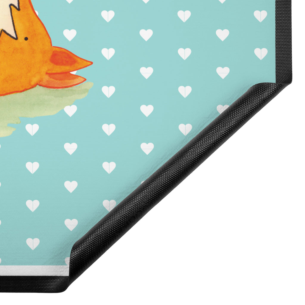 Fußmatte Fuchs Sterne Fuchs, Füchse, tröstende Worte, Spruch positiv, Spruch schön, Romantik, Always Look on the Bright Side of Life Türvorleger, Schmutzmatte, Fußabtreter, Matte, Schmutzfänger, Fußabstreifer, Schmutzfangmatte, Türmatte, Motivfußmatte,  Haustürmatte, Vorleger  Fuchs