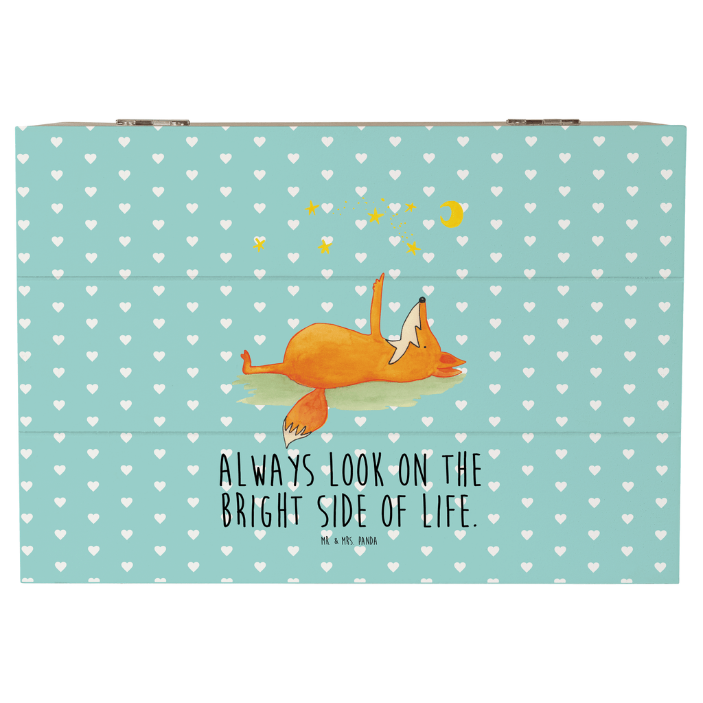 Holzkiste Fuchs Sterne Holzkiste, Kiste, Schatzkiste, Truhe, Schatulle, XXL, Erinnerungsbox, Erinnerungskiste, Dekokiste, Aufbewahrungsbox, Fuchs, Füchse, tröstende Worte, Spruch positiv, Spruch schön, Romantik, Always Look on the Bright Side of Life