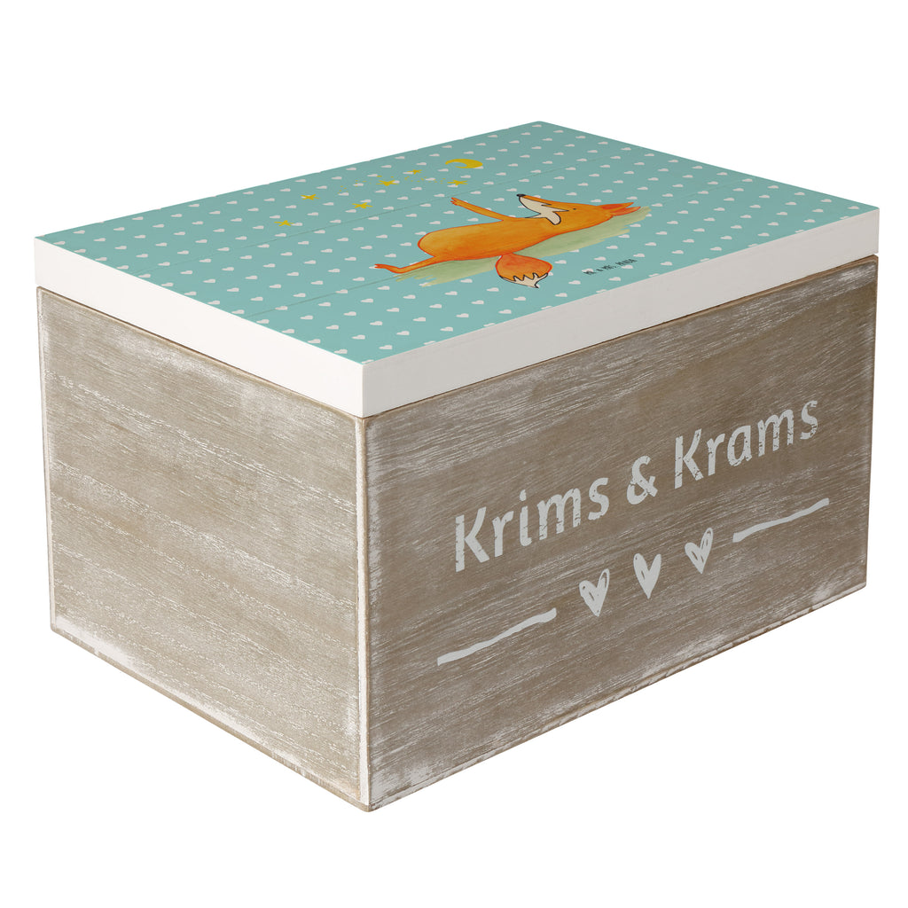 Holzkiste Fuchs Sterne Holzkiste, Kiste, Schatzkiste, Truhe, Schatulle, XXL, Erinnerungsbox, Erinnerungskiste, Dekokiste, Aufbewahrungsbox, Fuchs, Füchse, tröstende Worte, Spruch positiv, Spruch schön, Romantik, Always Look on the Bright Side of Life