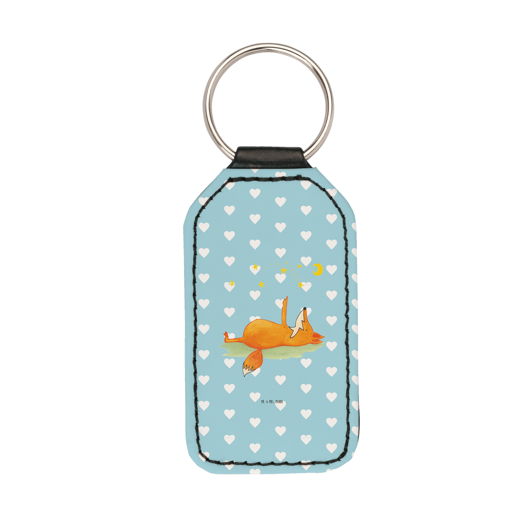 Rechteckig Schlüsselanhänger Fuchs Sterne Schlüsselanhänger, Anhänger, Taschenanhänger, Glücksbringer, Schutzengel, Fuchs, Füchse, tröstende Worte, Spruch positiv, Spruch schön, Romantik, Always Look on the Bright Side of Life