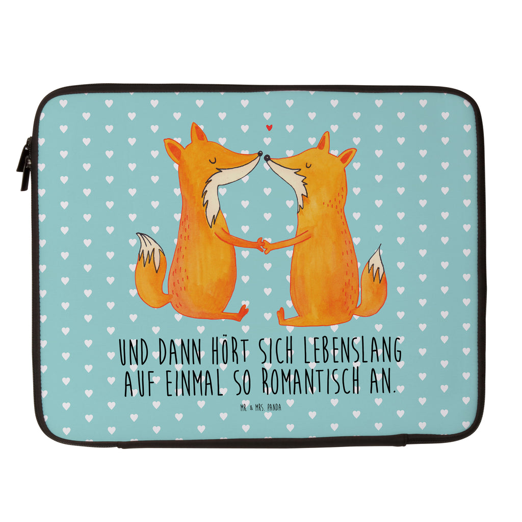 27 x 36 Notebook Tasche  Füchse Liebe Notebook Tasche, Laptop, Computertasche, Tasche, Damen, Schutzhülle, Fuchs, Füchse, Fox, Liebe, Liebespaar, Paar, Partner, Freundin, Freund, Ehe, Verlobte, Ehemann, Ehefrau, Liebesbeweis