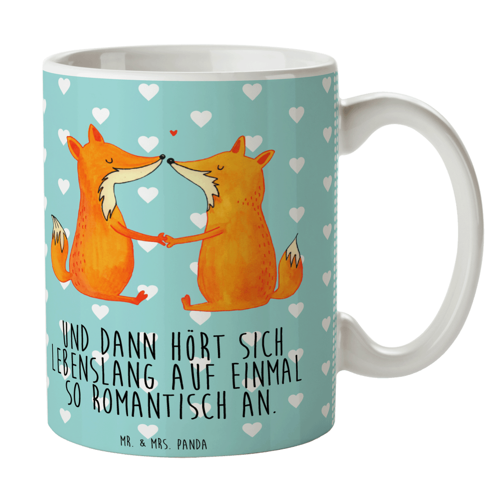 Tasse Füchse Liebe Fuchs, Füchse, Fox, Liebe, Liebespaar, Paar, Partner, Freundin, Freund, Ehe, Verlobte, Ehemann, Ehefrau, Liebesbeweis Becher, Kaffeetasse, Kaffeebecher, Tee, Frühstück, Büro  Fuchs