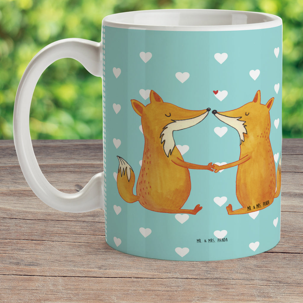 Kindertasse Füchse Liebe Kunststoff Tasse, Kindergarten, Tasse, Trinkbecher, Camping Becher, Kaffeetasse, Kunststoffbecher, Kindergartenbecher, Outdoorgeschirr, Kunststoffgeschirr, Reisebecher, Reisetasse, Kinderbecher, Fuchs, Füchse, Fox, Liebe, Liebespaar, Paar, Partner, Freundin, Freund, Ehe, Verlobte, Ehemann, Ehefrau, Liebesbeweis