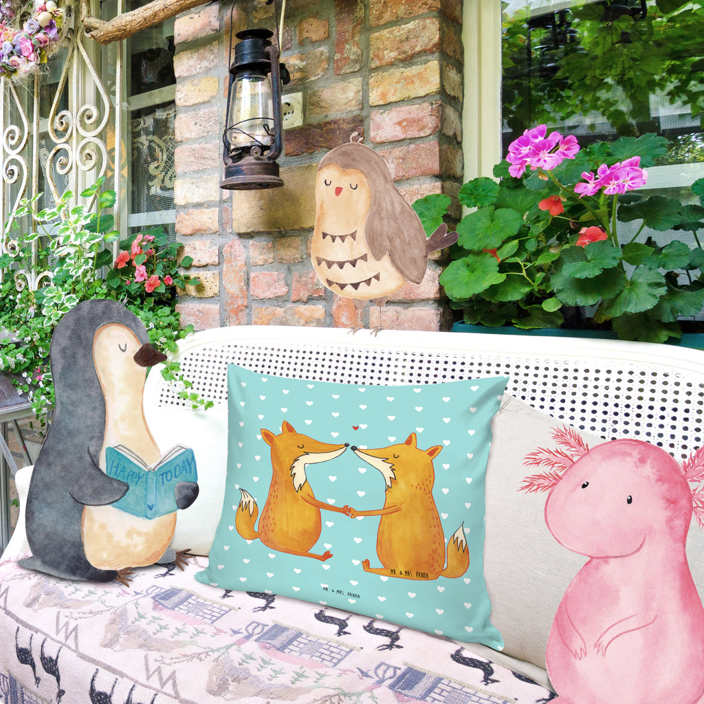 40x40 Kissen Füchse Liebe Kissenhülle, Kopfkissen, Sofakissen, Dekokissen, Motivkissen, Fuchs, Füchse, Fox, Liebe, Liebespaar, Paar, Partner, Freundin, Freund, Ehe, Verlobte, Ehemann, Ehefrau, Liebesbeweis