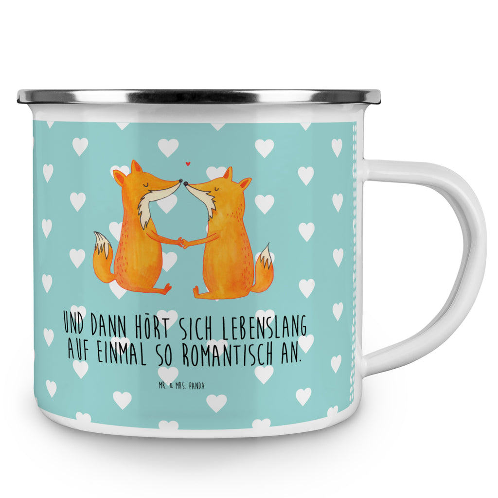 Camping Emaille Tasse Füchse Liebe Campingtasse, Trinkbecher, Metalltasse, Outdoor Tasse, Emaille Trinkbecher, Blechtasse Outdoor, Emaille Campingbecher, Edelstahl Trinkbecher, Metalltasse für Camping, Kaffee Blechtasse, Camping Tasse Metall, Fuchs, Füchse, Fox, Liebe, Liebespaar, Paar, Partner, Freundin, Freund, Ehe, Verlobte, Ehemann, Ehefrau, Liebesbeweis