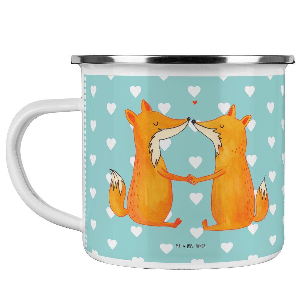 Camping Emaille Tasse Füchse Liebe Campingtasse, Trinkbecher, Metalltasse, Outdoor Tasse, Emaille Trinkbecher, Blechtasse Outdoor, Emaille Campingbecher, Edelstahl Trinkbecher, Metalltasse für Camping, Kaffee Blechtasse, Camping Tasse Metall, Fuchs, Füchse, Fox, Liebe, Liebespaar, Paar, Partner, Freundin, Freund, Ehe, Verlobte, Ehemann, Ehefrau, Liebesbeweis