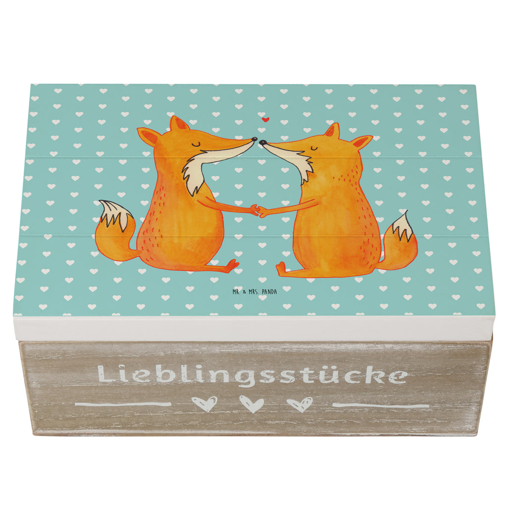 Holzkiste Füchse Liebe Holzkiste, Kiste, Schatzkiste, Truhe, Schatulle, XXL, Erinnerungsbox, Erinnerungskiste, Dekokiste, Aufbewahrungsbox, Fuchs, Füchse, Fox, Liebe, Liebespaar, Paar, Partner, Freundin, Freund, Ehe, Verlobte, Ehemann, Ehefrau, Liebesbeweis